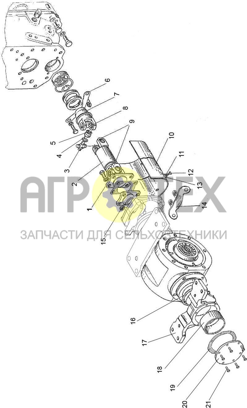 Привод карданный (№320Р-2302010-А на схеме)